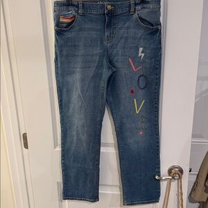 Arizona Jean Company High Rise Girlfriend Jeans